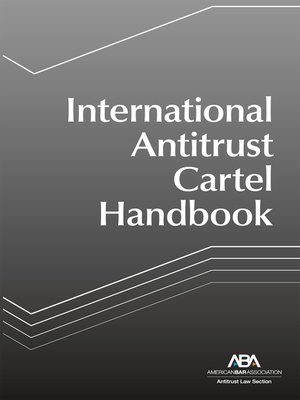 cover image of International Antitrust Cartel Handbook